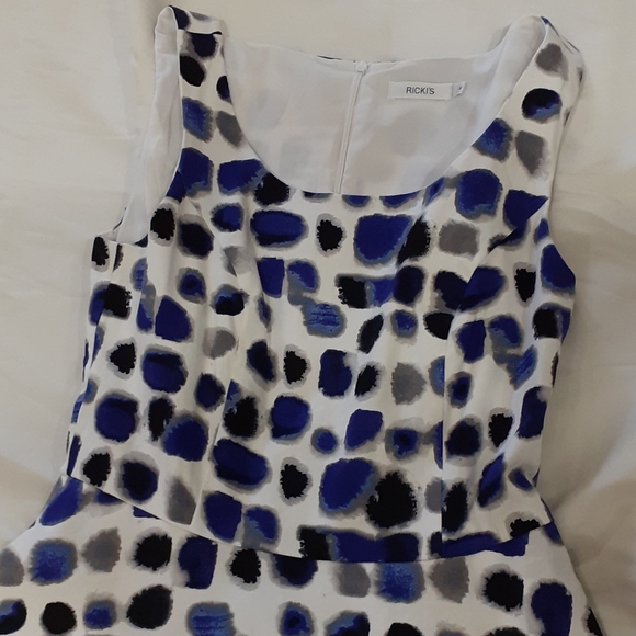 A-Line Patterned Dress - Picture 2 of 6